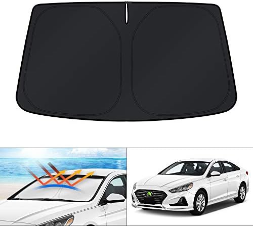 KUST Windshield Sun Shade for 2015 2016 2017 2018 2019 Hyundai Sonata Sedan by KUST