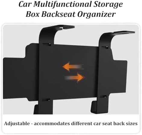 Car Headrest Backseat Organizer, 4 in 1 Multifunctional Vehicle Back Seat - Image 3