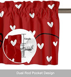 Valentine's Day Eucalyptus Love Hearts Kitchen Curtains Valances - Image 6