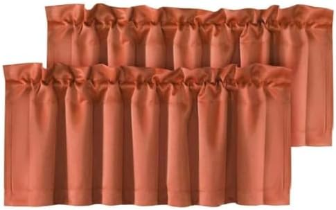 H.VERSAILTEX Blackout Valances for Windows, Kitchen Window Valance Curtains for by HVERSAILTEX
