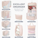 10 Set Packing Cubes for Travel, Gifts for Women Mom, Anti-Tearing Suitcase - Image 2