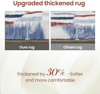 Super Soft Rug for Bedroom, 4x6 Ft Rainbow Area Rug Classic Checkered Shaggy - Image 5