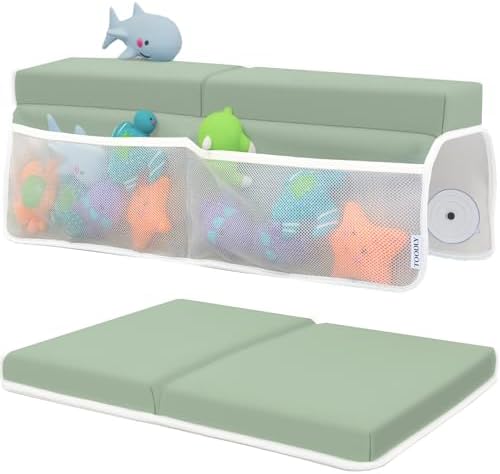 Comfortable Baby Bath Kneeler and Elbow Rest Pad Set by Toodly