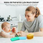 MORLIKE LIVING Baby Food Storage Covers Fit Gerber Tubs, 4 Pack - Image 5
