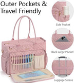 Bagstellar Teacher Tote Bag for Women, 15.6" Laptop Work Tote Computer Bag - Image 6