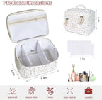 Gosect Makeup bag, Large Cosmetic Bag - Image 2