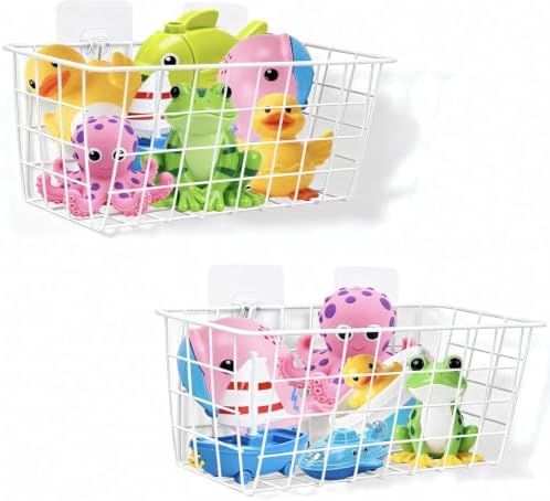 Hanging Bath Toy Storage Basket by Unknown