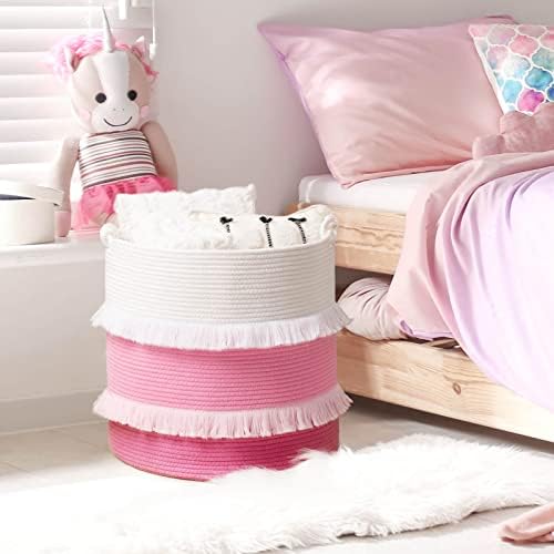 CherryNow 60L Woven Rope Baby Basket - Image 3