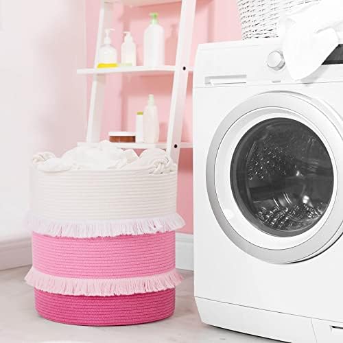 CherryNow 60L Woven Rope Baby Basket - Image 4