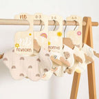 8Pcs Baby Closet Dividers for Clothes Organizer Wooden Double Sided Baby - Image 2