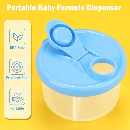 Accmor Baby Formula Dispenser On The Go, Rotating Formula Container to Go - Image 2