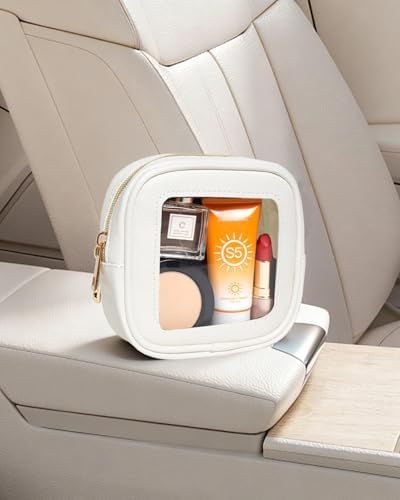 Clear Makeup Bag Small for Women, Waterproof Mini Travel Clear Makeup Pouch for - Image 3