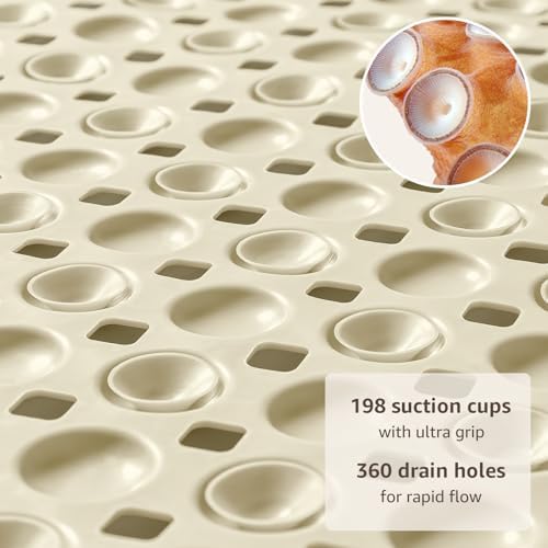 OTHWAY Bath Tub Shower Mat Non Slip, Bathtub Floor Liner Mats - Image 3