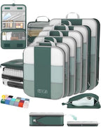OlarHike 10 Set Compression Packing Cubes by OlarHike