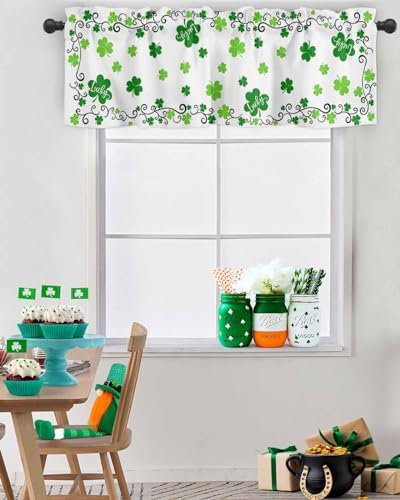 Vandarllin St. Patrick's Day Kitchen Curtains Valances - Image 4