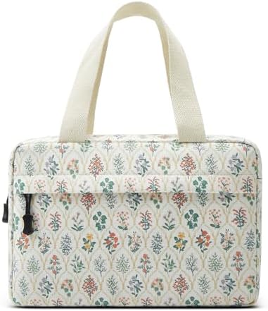 Large Makeup Bag for Women Corduroy Cosmetic bag Make up Bags Zipper Pouch - Image 4