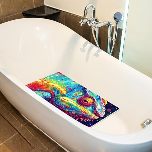 Non Slip Bathtub and Shower Mat 26.8x15.1 inch, Bath Mat - Image 3