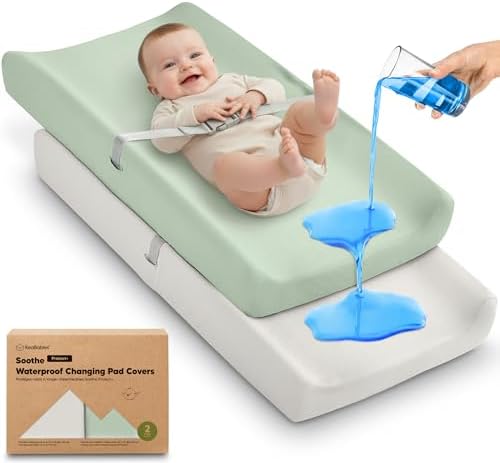 2-Pack Waterproof Changing Pad Covers Boy by KeaBabies