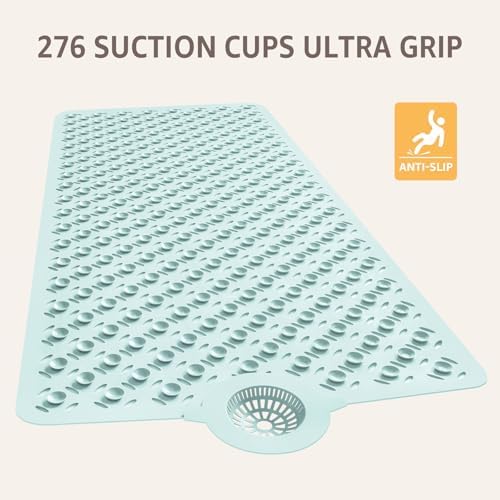 OTHWAY Bath Mat for Tub Non Slip: 39" X 17" Long Bathtub Mat - Image 4