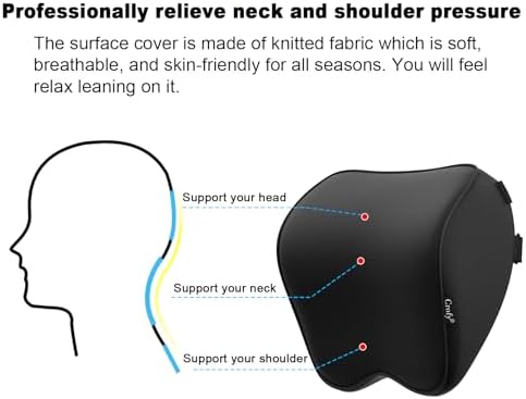 Crofy 2-Pack Car Neck Pillow, Headrest Pillow - Image 6