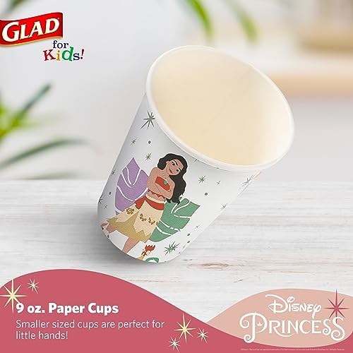 Glad for Kids Disney Princess Paper Cups, 9 Oz - Image 2
