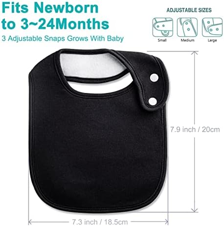 Baby Bibs Soft and Absorbent Cotton Bandana Bibs Set - Image 4