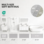 ILANGO Bathroom Rugs 70" × 24", Extra Soft Absorbent Microfiber Bath Rugs - Image 4