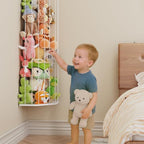BBLIKE Stuffed Animal Storage, Corner Plush Toy Organizer - Image 4