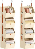 Homsorout Hanging Closet Organizer 4 Tier by Homsorout