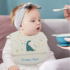 Baby Silicone Feeding Bibs - Image 3
