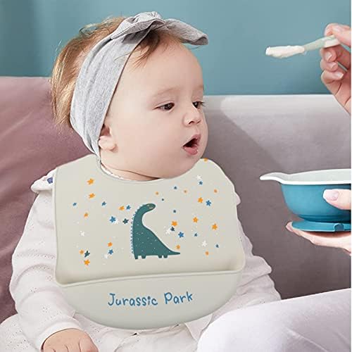 Baby Silicone Feeding Bibs - Image 3