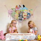 Stuffed Animal Net Hammock Corner, 55Inch Large No Drilling Plushie Net - Image 4