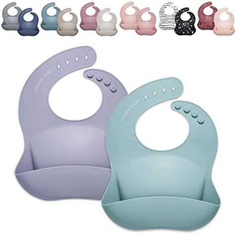 Goobie Baby Silicone Baby Bib by Goobie+Baby