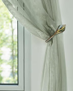 Antique Brass Curtain Holdbacks, Calla Lily Metal Tiebacks Wall Mounted by SDGINAHOMEIMPROVEMENT