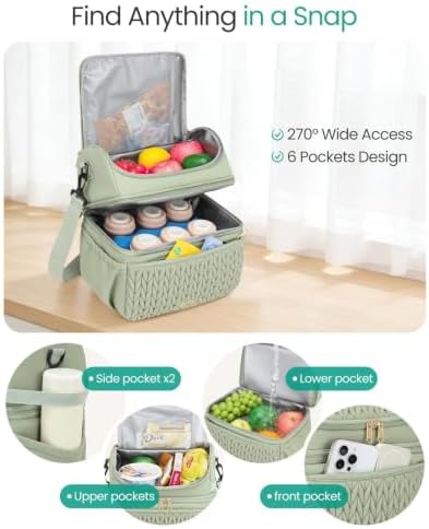 Breastmilk Cooler Bag, 12L Double Deck - Image 6