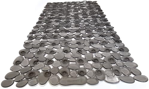 “Pebbles” Non-Slip Bathtub/Shower Mat 27.5”x14” Rectangular, Machine-Washable - Image 3