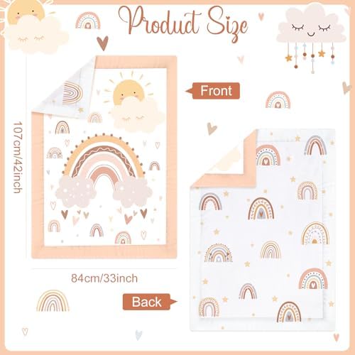 Hahafelt 4 Pieces Baby Crib Bedding Set - Image 2