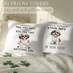 Funny Shih Tzu Pillow Cover 18x18, Shih Tzu Gifts - Image 4