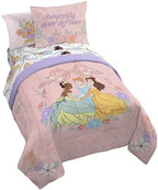 Disney Princess Full Size Comforter Set 7 Piece Kids Bedding by JayFranco
