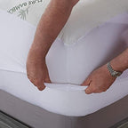 Full Mattress Protector by PURE BAMBOO, Waterproof - Image 5