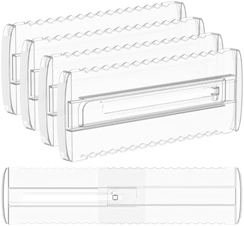 4 Pack 4" High Drawer Dividers for Clothes, 10.2"-16.5" Expandable by Unknown