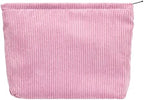 PAZIMIIK Makeup Bag Large Zipper Corduroy Make Up Pouch by PAZIMIIK