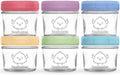 KeaBabies 6pk 4oz Glass Baby Food Containers by KeaBabies