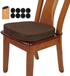 BUYUE Thickened 2.5" Friendly Woven Fabric Dining Chair Cushion, U-Shape High by BUYUE