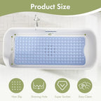 AmazerBath Shower Mat Non Slip 40 x 16 Inches, Shower Stall Mats - Image 4