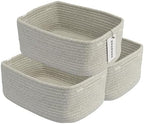 XUANGUO Small Woven Storage Baskets by XUANGUO