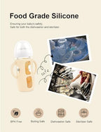 4-Pack Silicone Sleeves for Philips Avent Glass Bottles 4 & 8 oz - Image 4