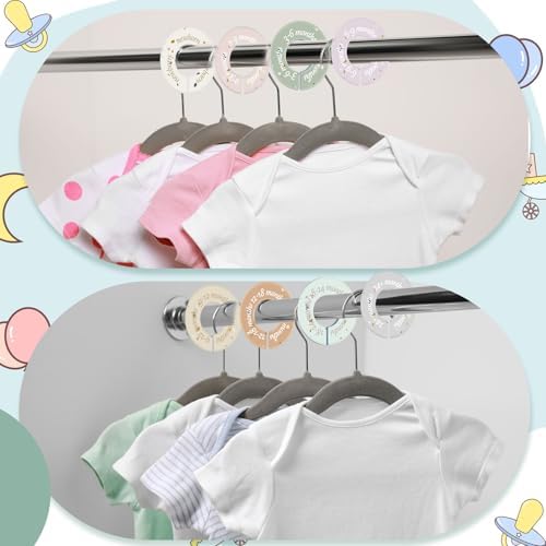 8 Pcs Infant Closet Dividers Nursery, Light Color - Image 5