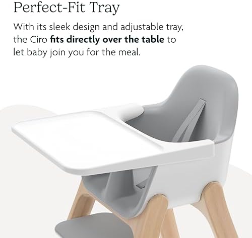 UPPAbaby Ciro High Chair/Sleek, Easy-to-Clean Design/Perfect-Fit Tray to Bring - Image 4