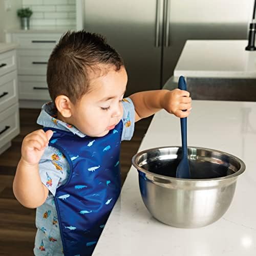 Tiny Twinkle Mess Proof Baby Bibs | 2 Pack Waterproof Toddler Bib - Image 4